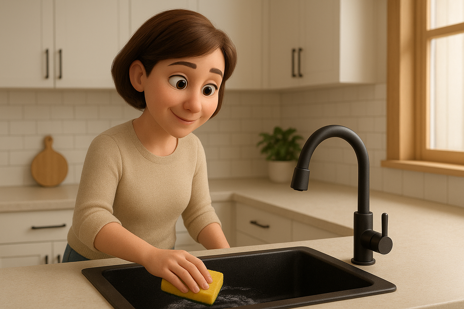 Jak czyścić zlewozmywak granitowy?